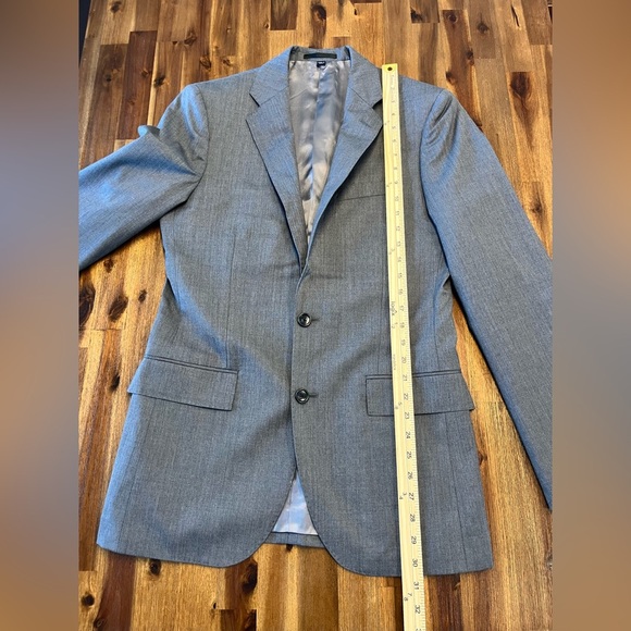 J. Crew Ludlow Slim-fit Suit Jacket Double Vent Loro Piana Wool Charcoal 36R NEW - Picture 13 of 15